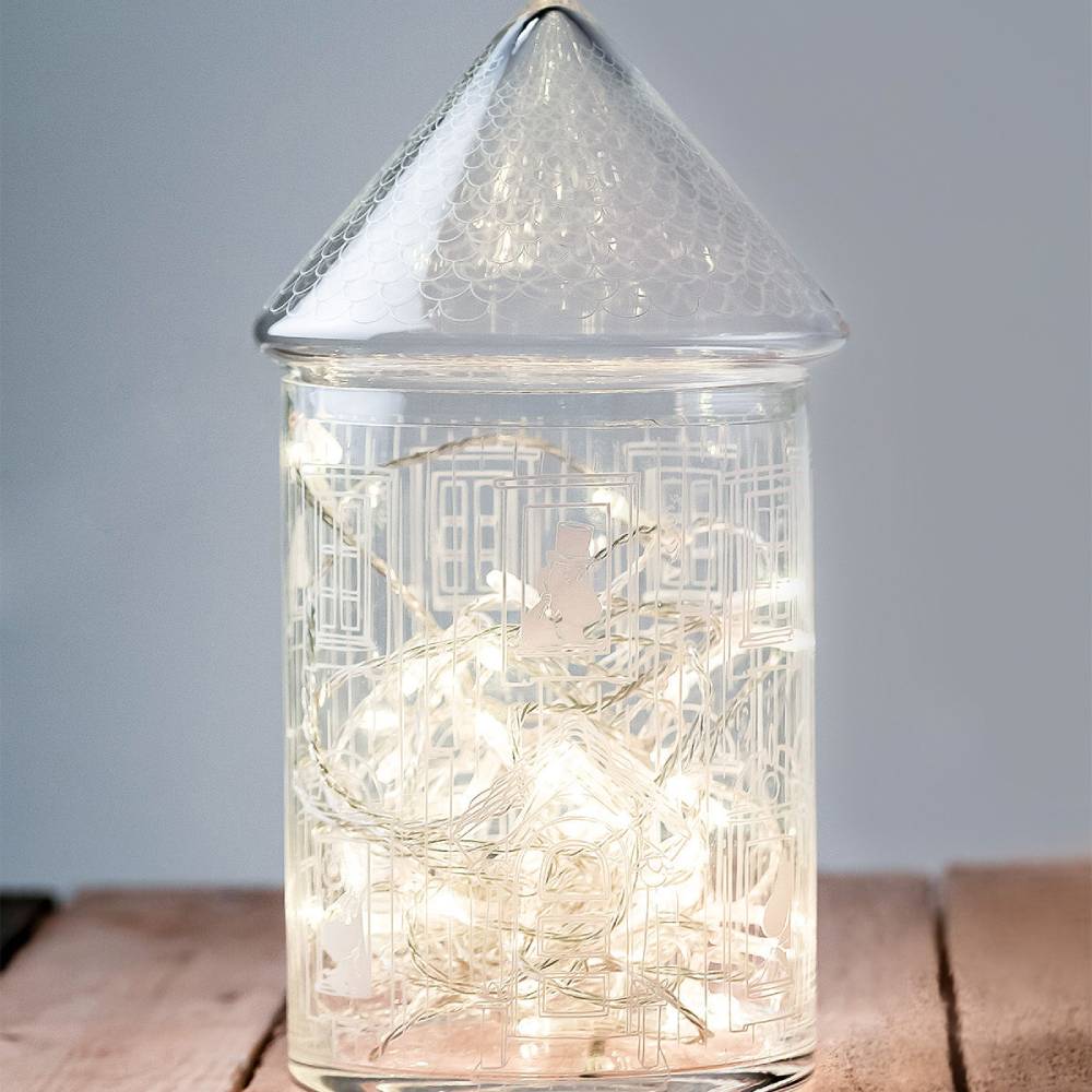 Moominhouse Glass Jar - The Official Moomin Shop