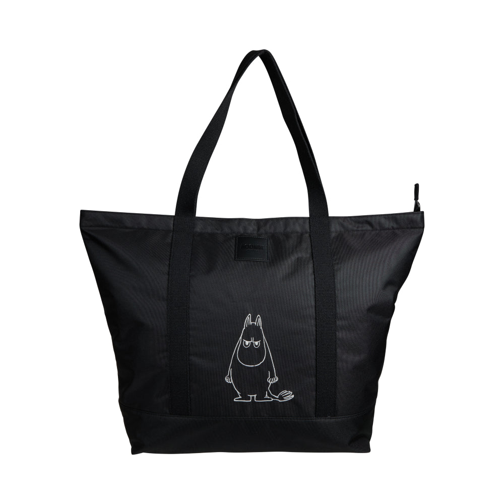 Moomintroll Angry Shopping Bag Black - Martinex - The Official Moomin Shop