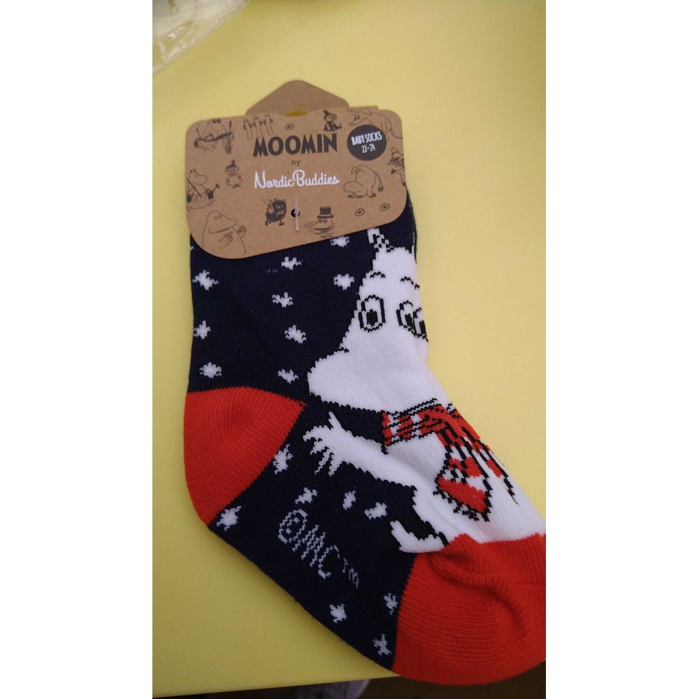 Moomintroll Kids Socks Blue - Nordicbuddies - The Official Moomin Shop