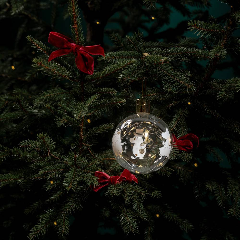 Moomin Sparkling Stars Decoration Ball & LED Lights - The Official Moomin Shop