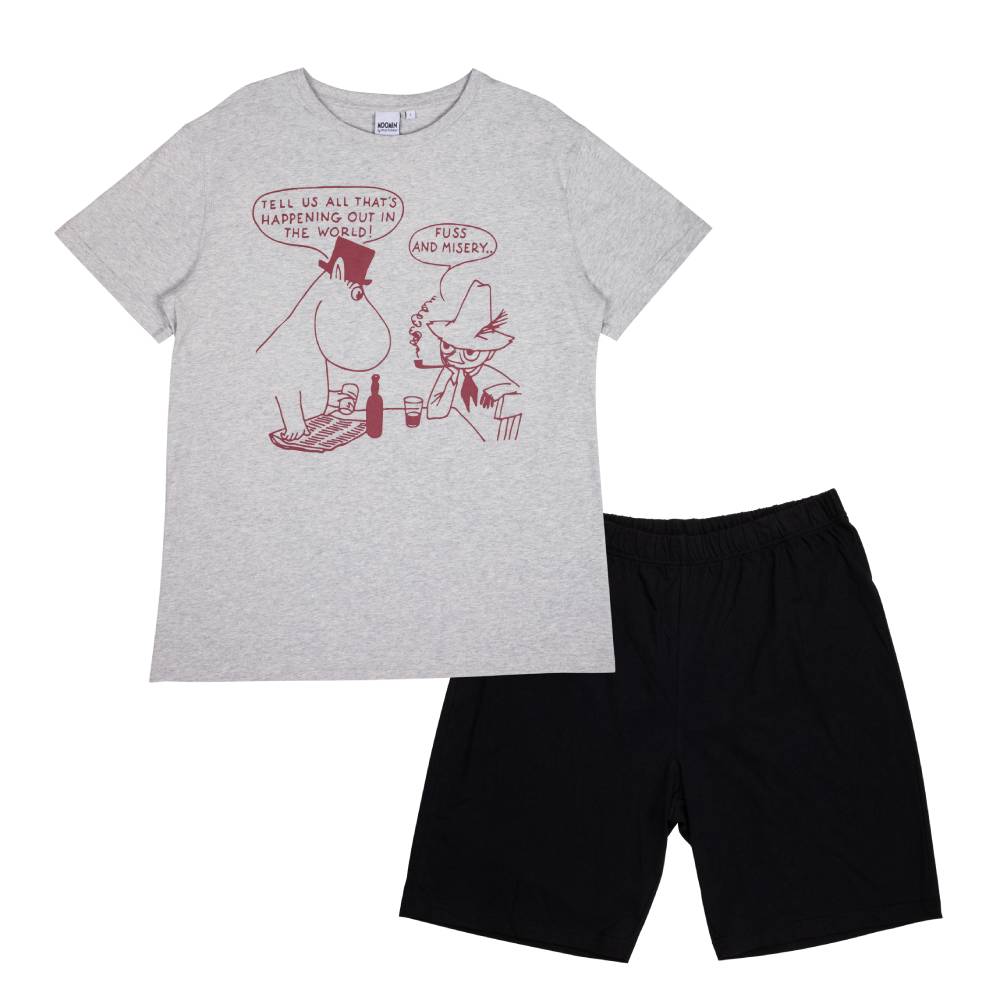 Moomin Fuss Short-set Grey - Martinex - The Official Moomin Shop