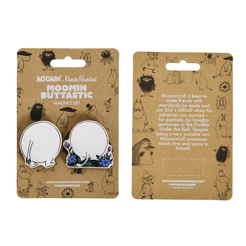 Moomintroll Buttastic Magnet 2-set - Nordicbuddies - The Official Moomin Shop