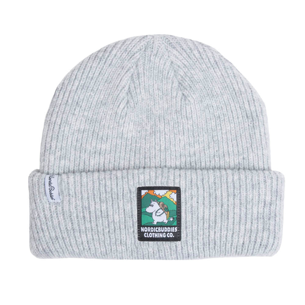 Moomintroll Beanie Adults Grey - Nordicbuddies - The Official Moomin Shop