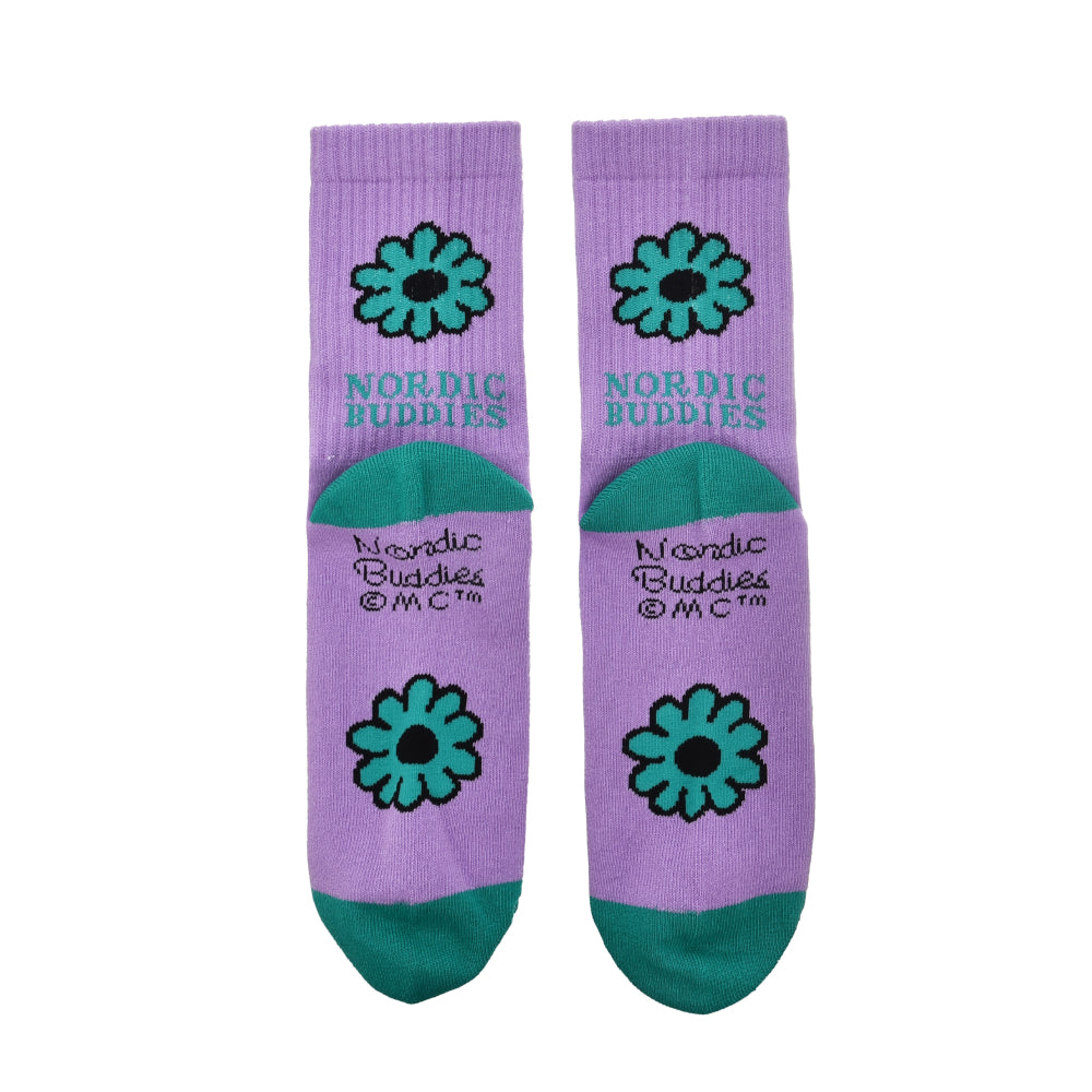 Little My Ladies Retro Socks Violet - Nordicbuddies - The Official Moomin Shop