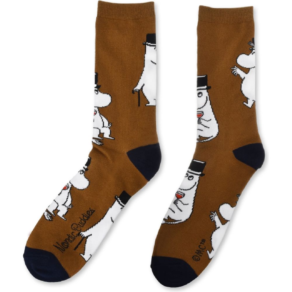 Moominpappa Drinking Wine Brown - Nordicbuddies - The Official Moomin Shop