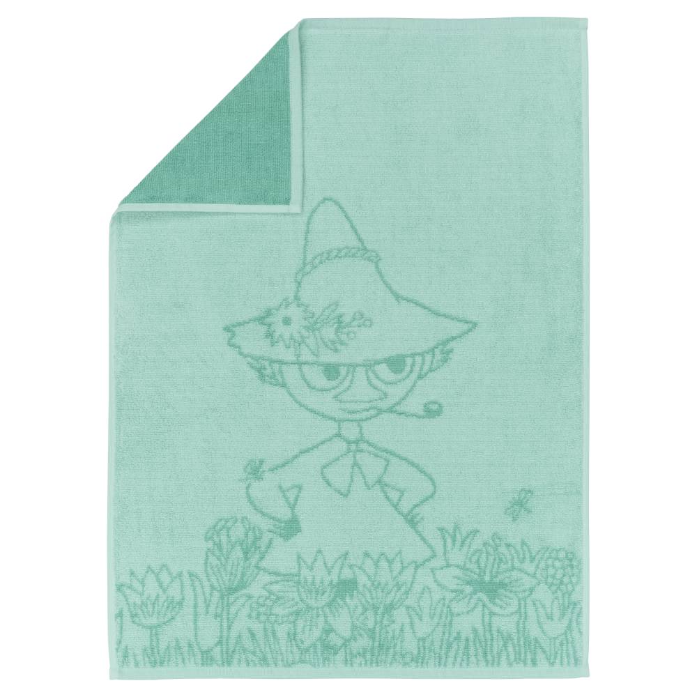 Snufkin Hand Towel 30x50cm Mint - Moomin Arabia - The Official Moomin Shop