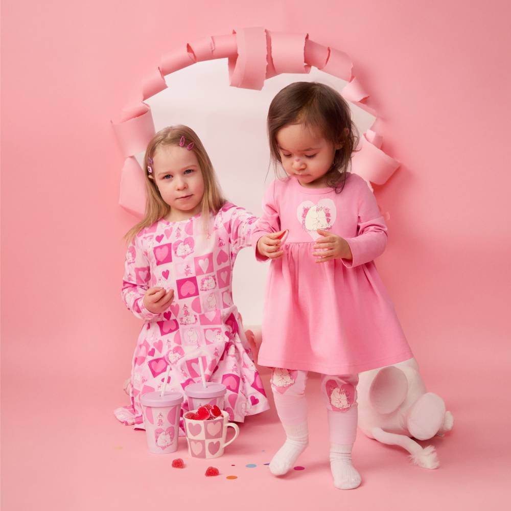 Moomin Beloved Bodysuit Dress Magenta - Martinex - The Official Moomin Shop