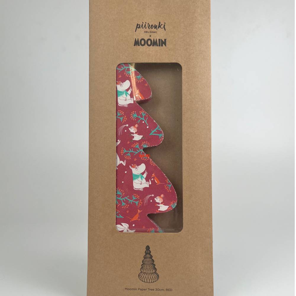 Moomin Paper Tree Red 30cm - Piironki - The Official Moomin Shop