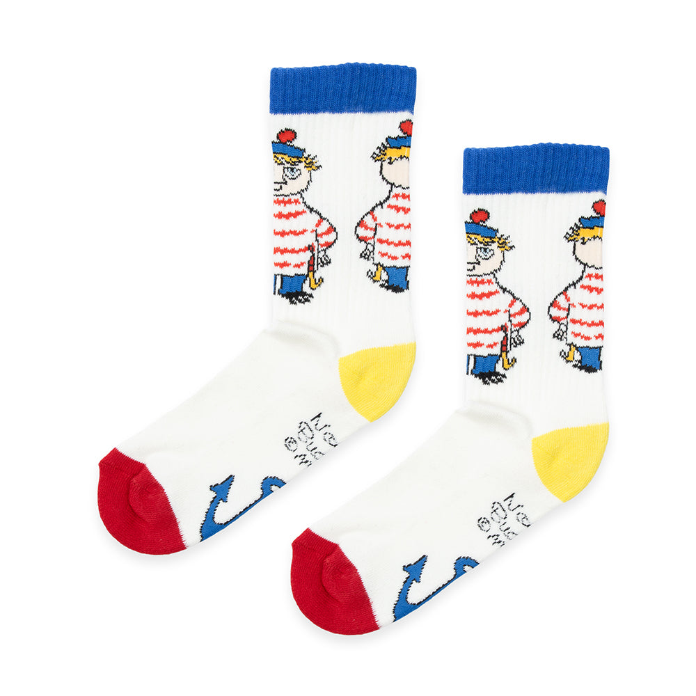 Too-Ticky Retro Socks 36-42 White - Nordicbuddies - The Official Moomin Shop