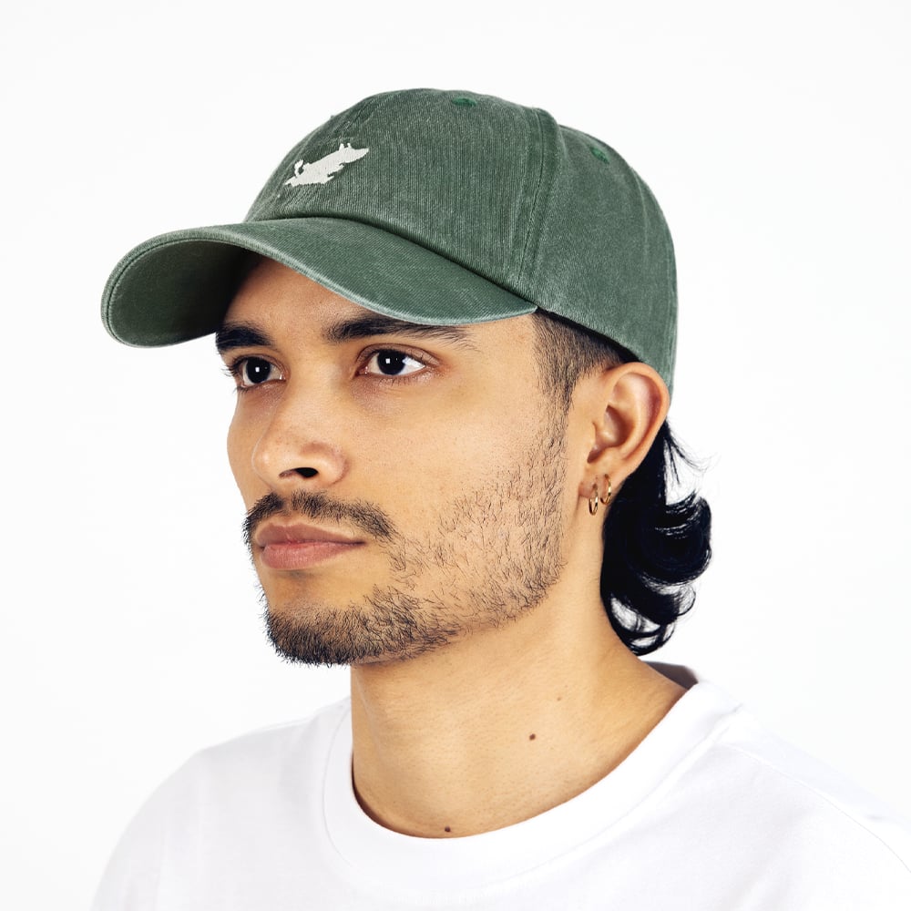 Moomintroll Running Classics Adults Cap Green - The Official Moomin Shop