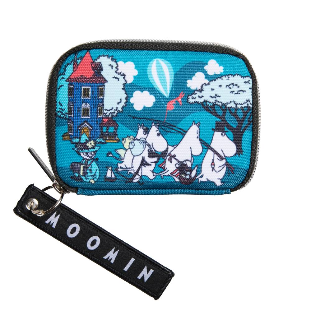 Moomin Home Yard Wallet Teal - Martinex - The Official Moomin Shop