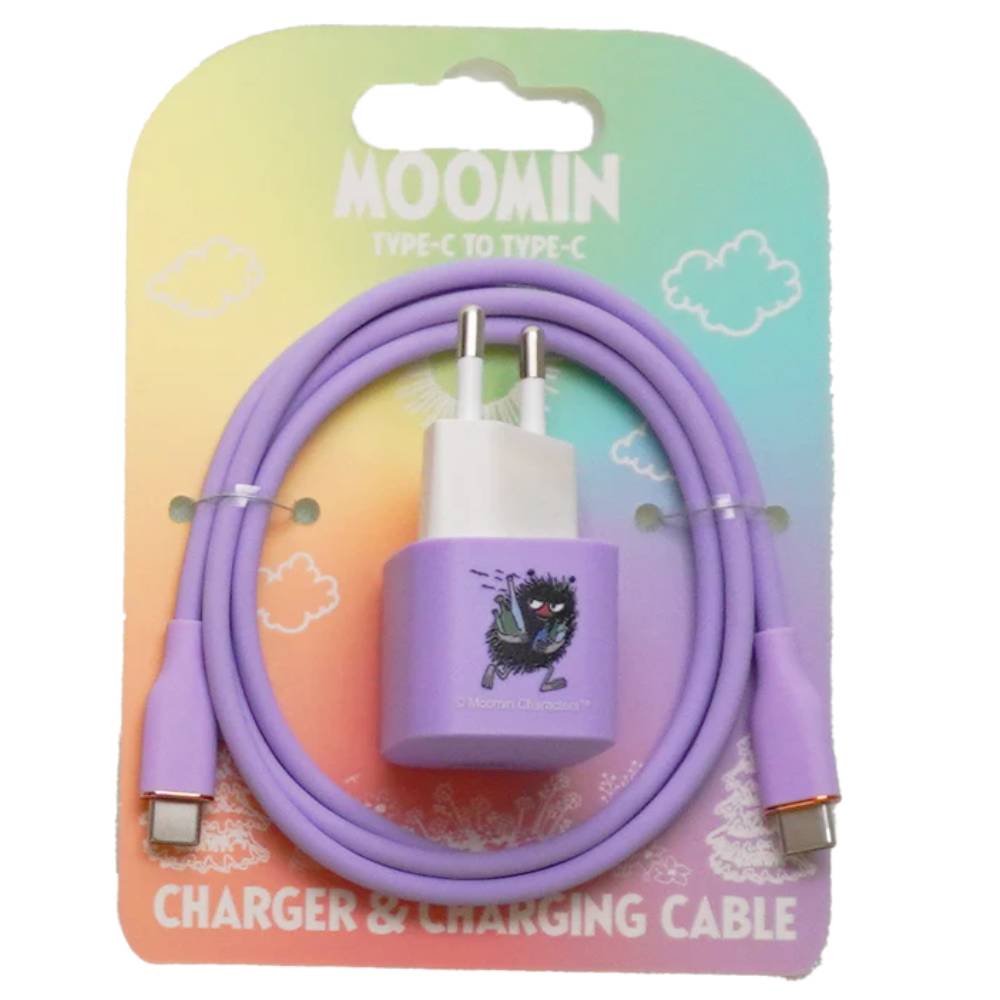 Stinky Charger Set USB-C 20W - Happy Orange - The Official Moomin Shop