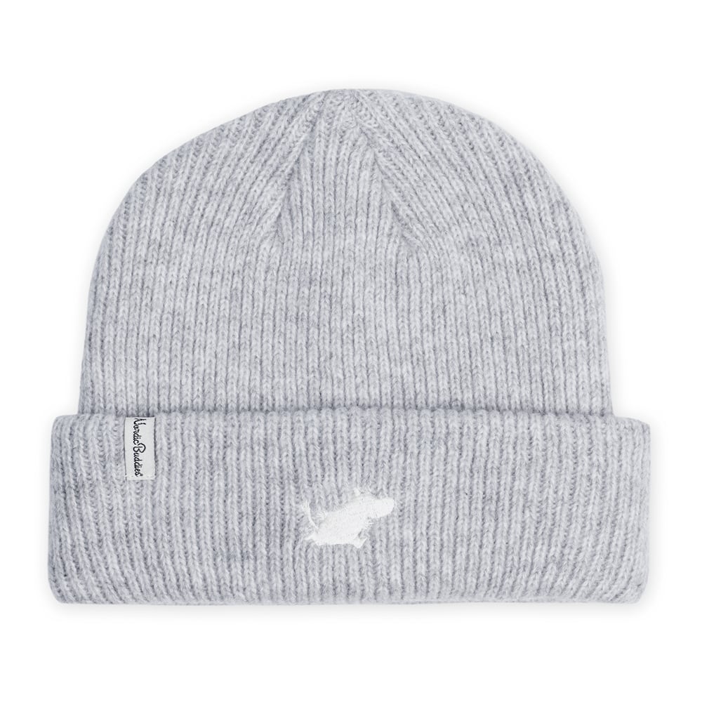 Moomintroll Running Adults Beanie Grey - Nordicbuddies - The Official Moomin Shop