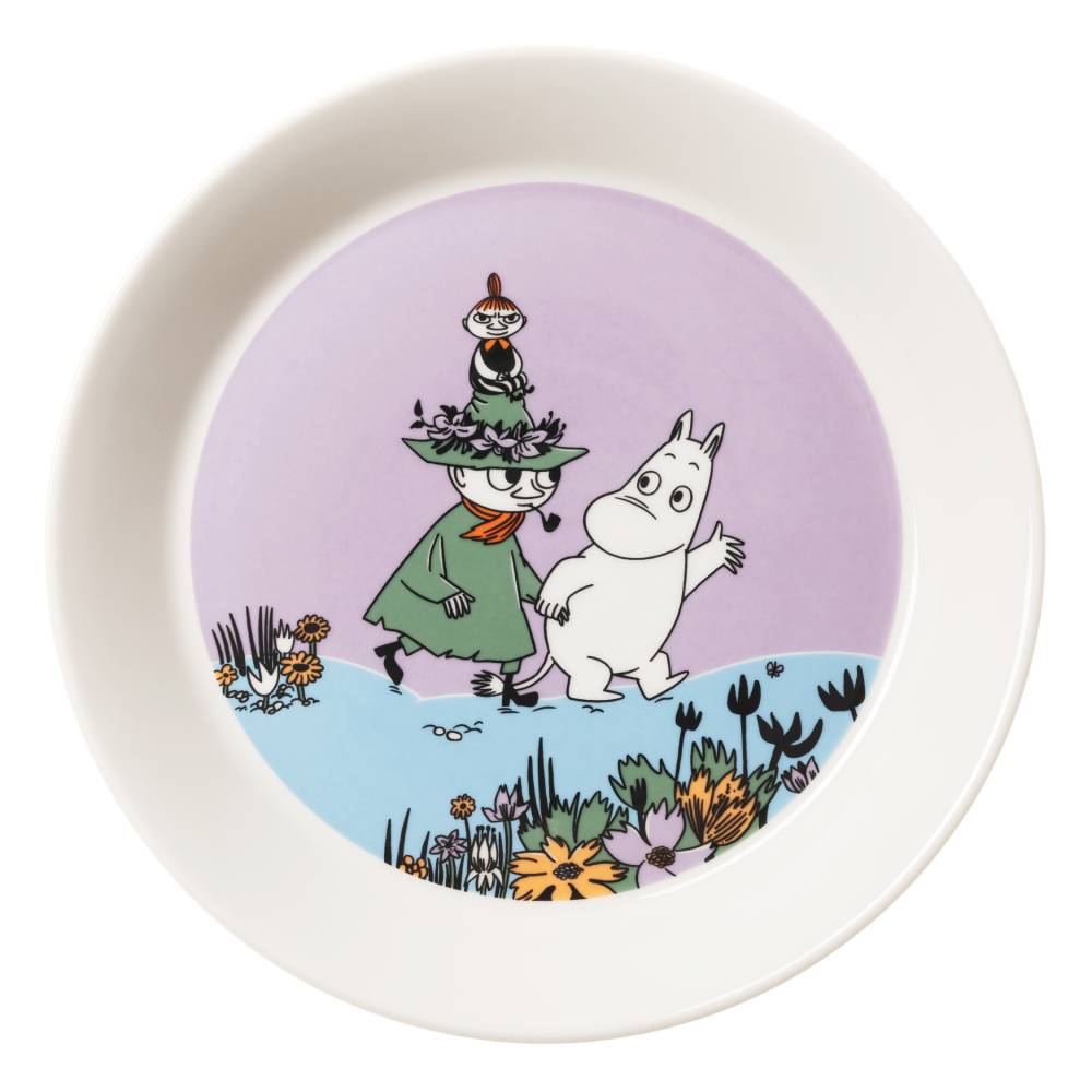 Moomin Friends Forever Plate 19cm - The Official Moomin Shop
