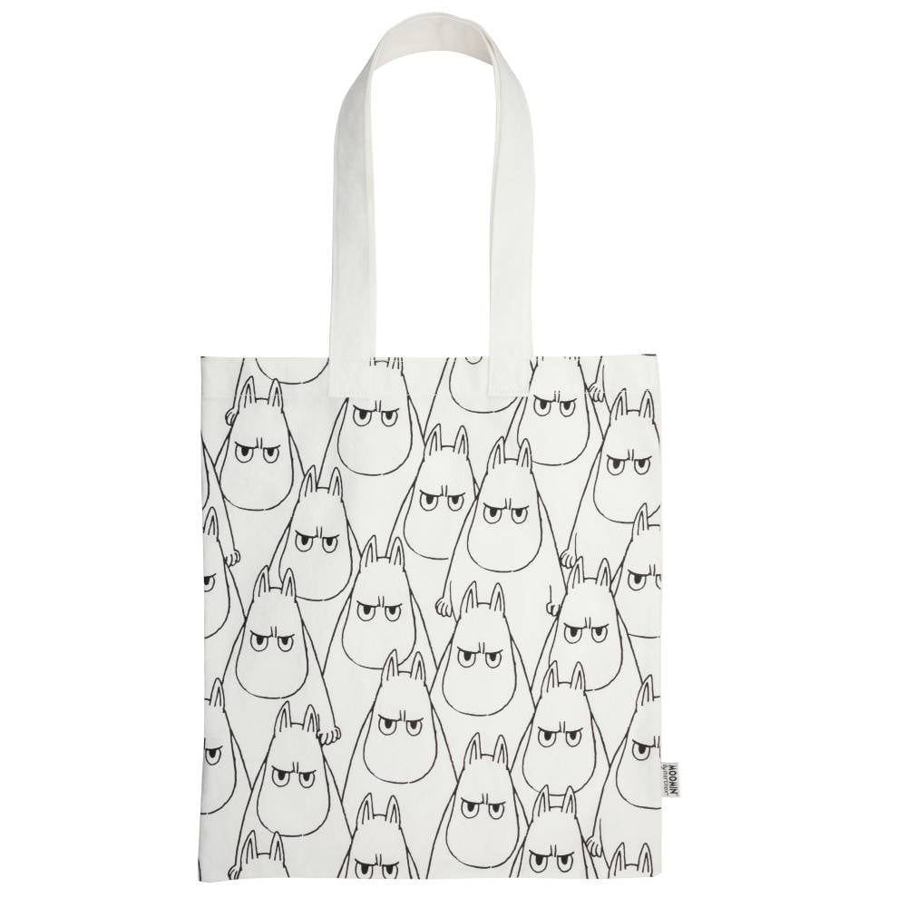 Moomintroll Angry Ecobag White - Martinex - The Official Moomin Shop