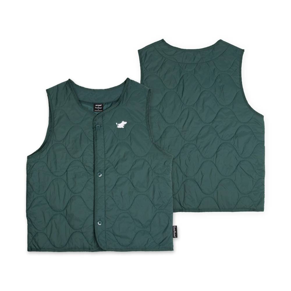 Moomintroll Vest Dark Green - Nordicbuddies