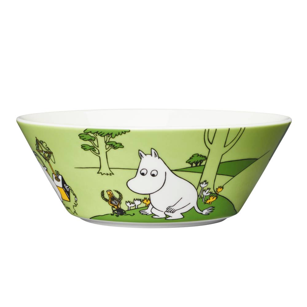 Moomintroll & Martians Bowl 15cm Green - The Official Moomin Shop