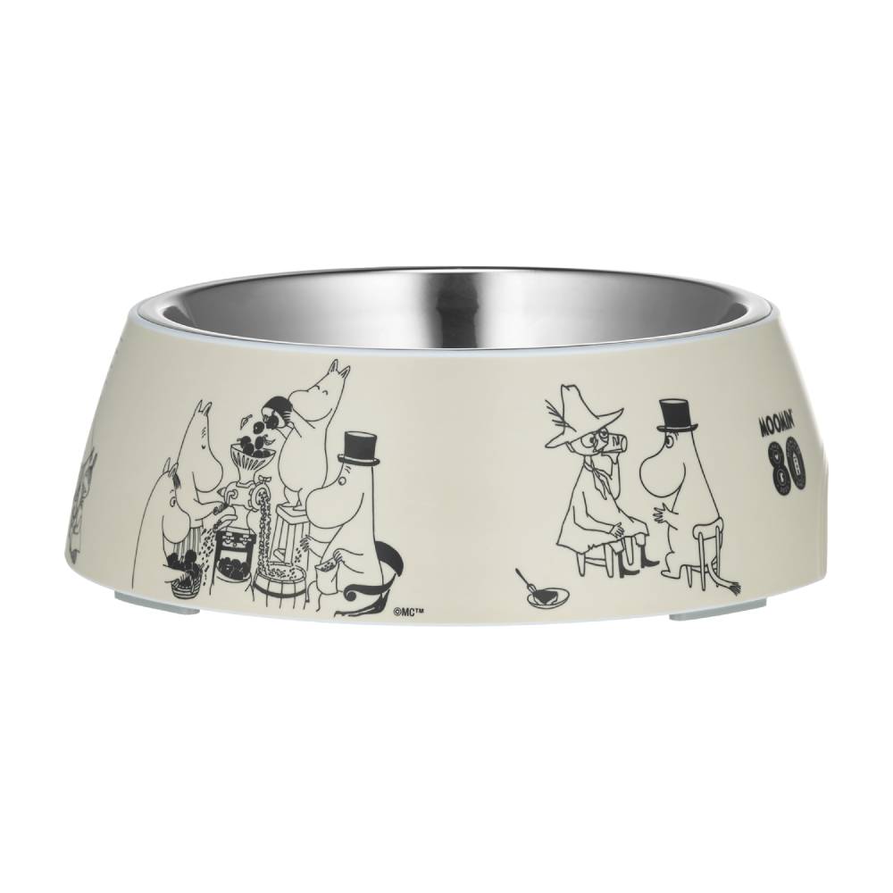 Moomin For Pets Food Bowl Beige L - Muurla - The Official Moomin Shop