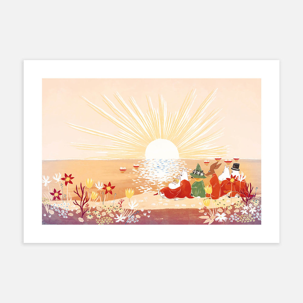 Moomin Sunset Poster - The Official Moomin Shop
