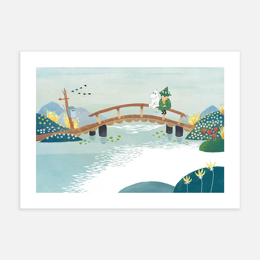 Moomin Bridge Poster - The Official Moomin Shop