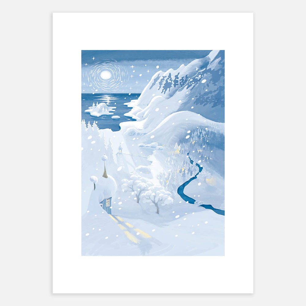 Moominvalley Winter Poster - The Official Moomin Shop
