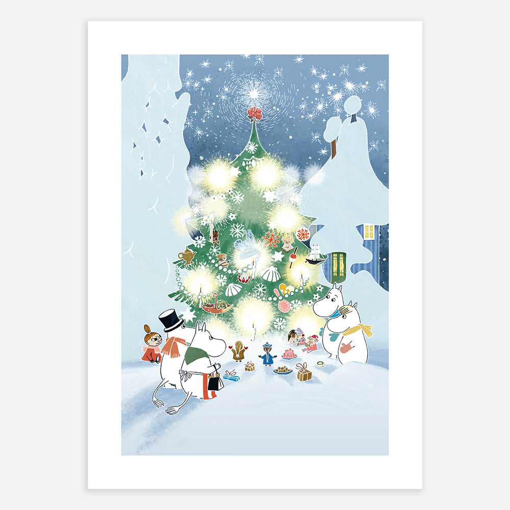 Moominvalley Christmas Poster - The Official Moomin Shop