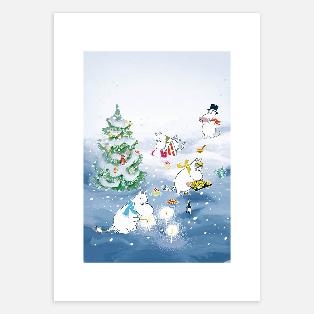 Moomin Christmas Poster 30x40cm - The Official Moomin Shop