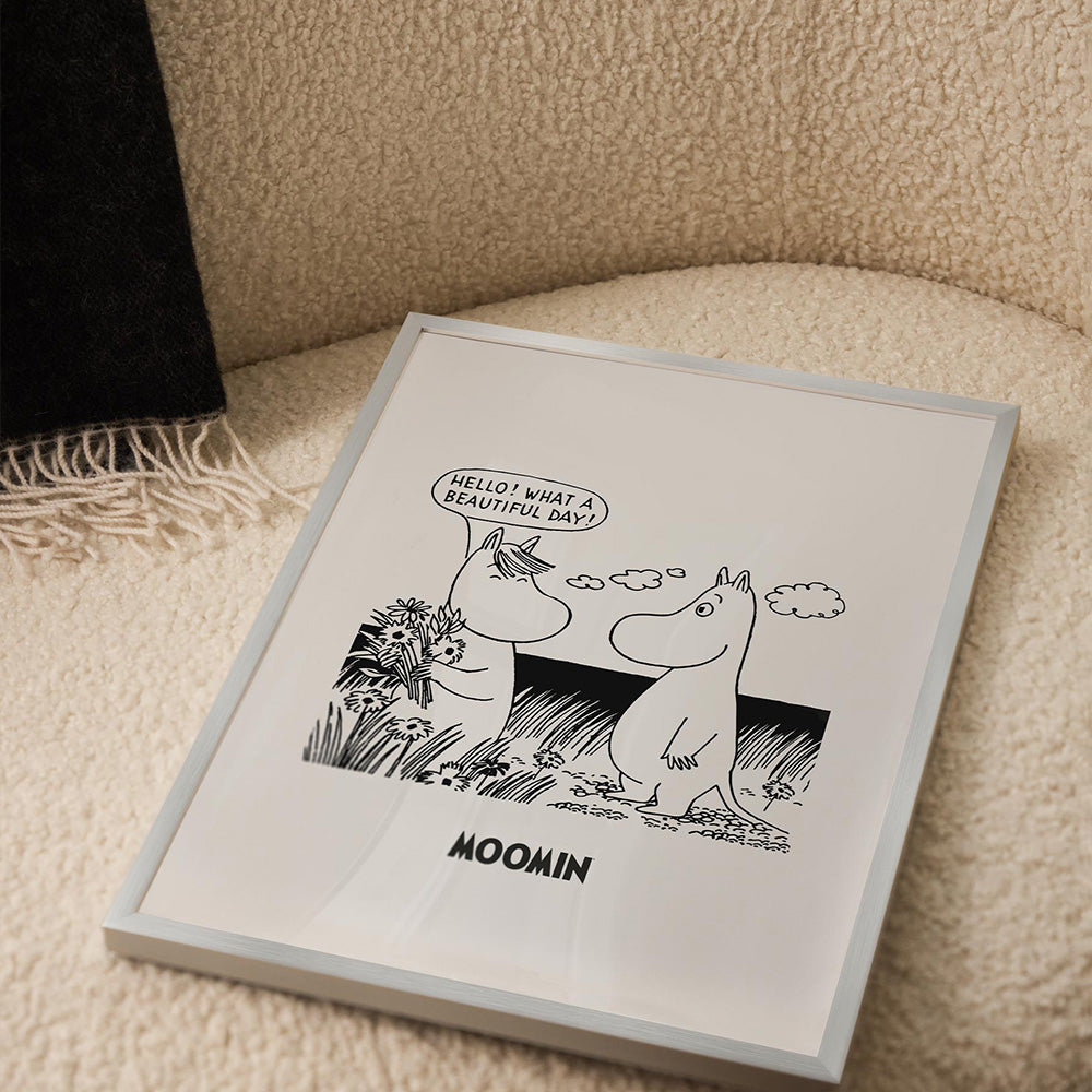 Moomintroll & Snorkmaiden Poster - The Official Moomin Shop