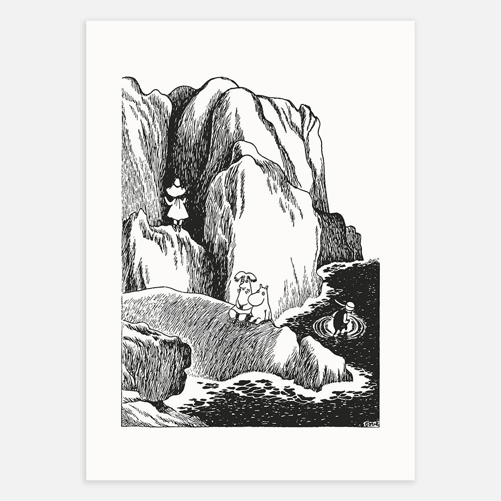 Moomin Sea Cliffs Poster - The Official Moomin Shop
