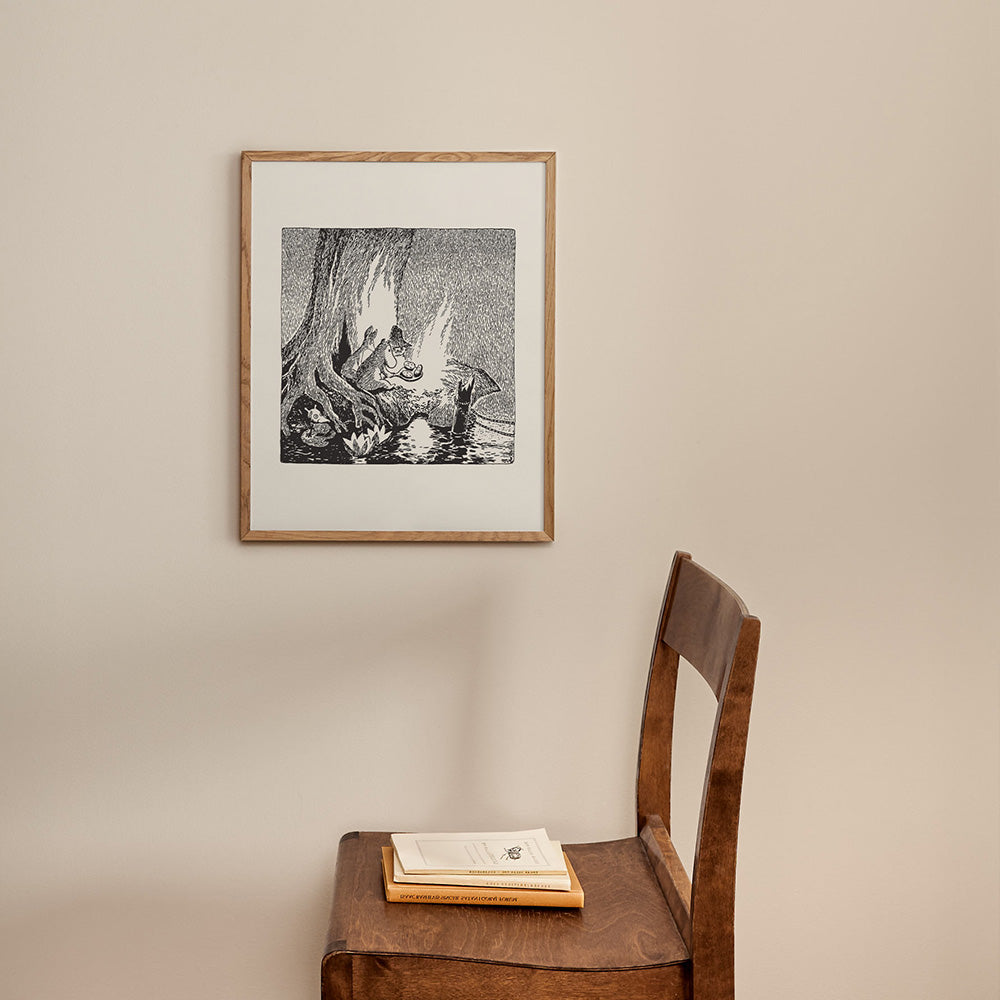 Moomin Campfire Pancakes Poster - The Official Moomin Shop