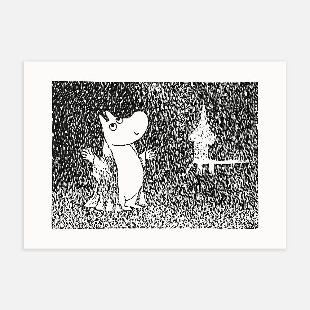 Moomintroll First Snow Poster - The Official Moomin Shop