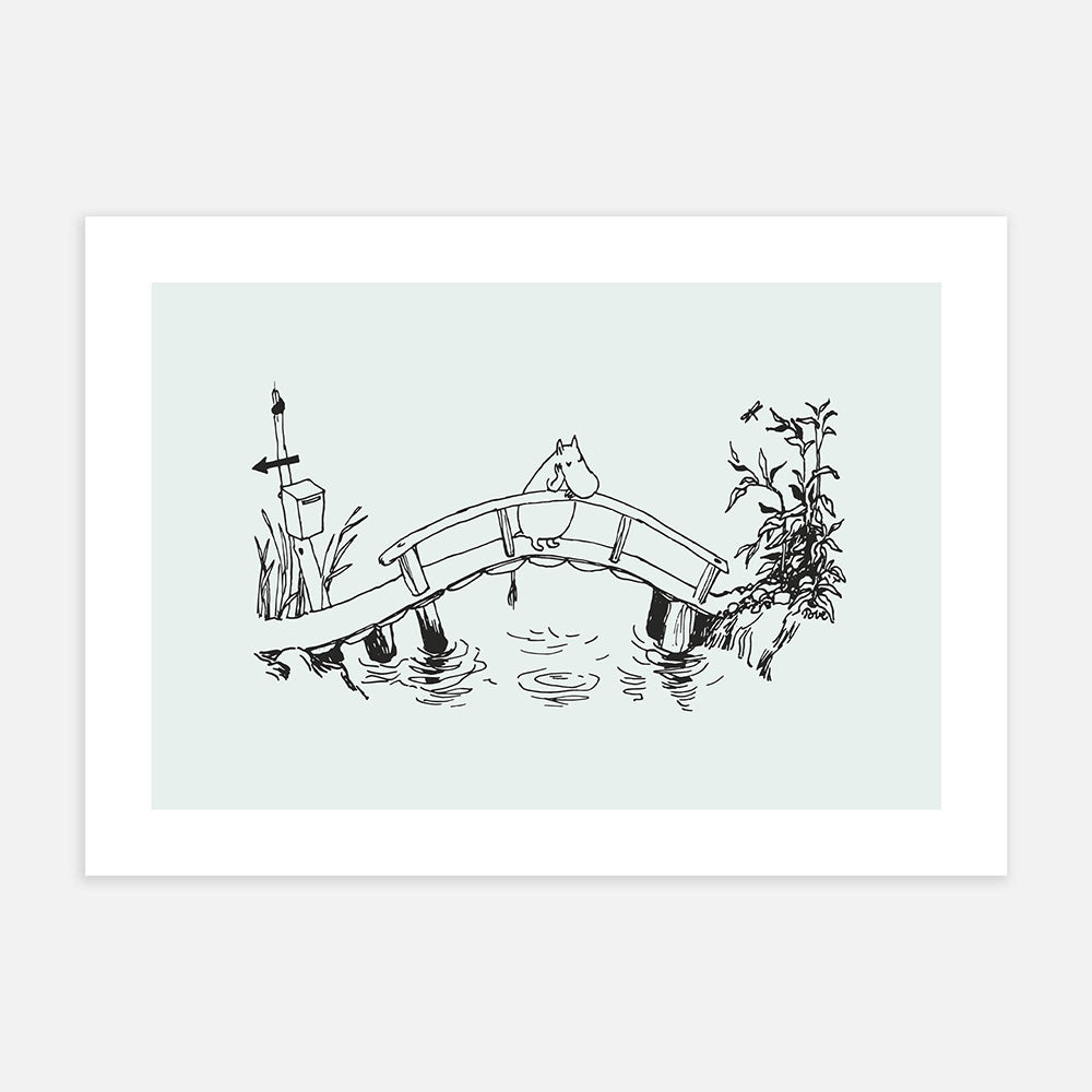 Moomintroll Bridge Poster - The Official Moomin Shop