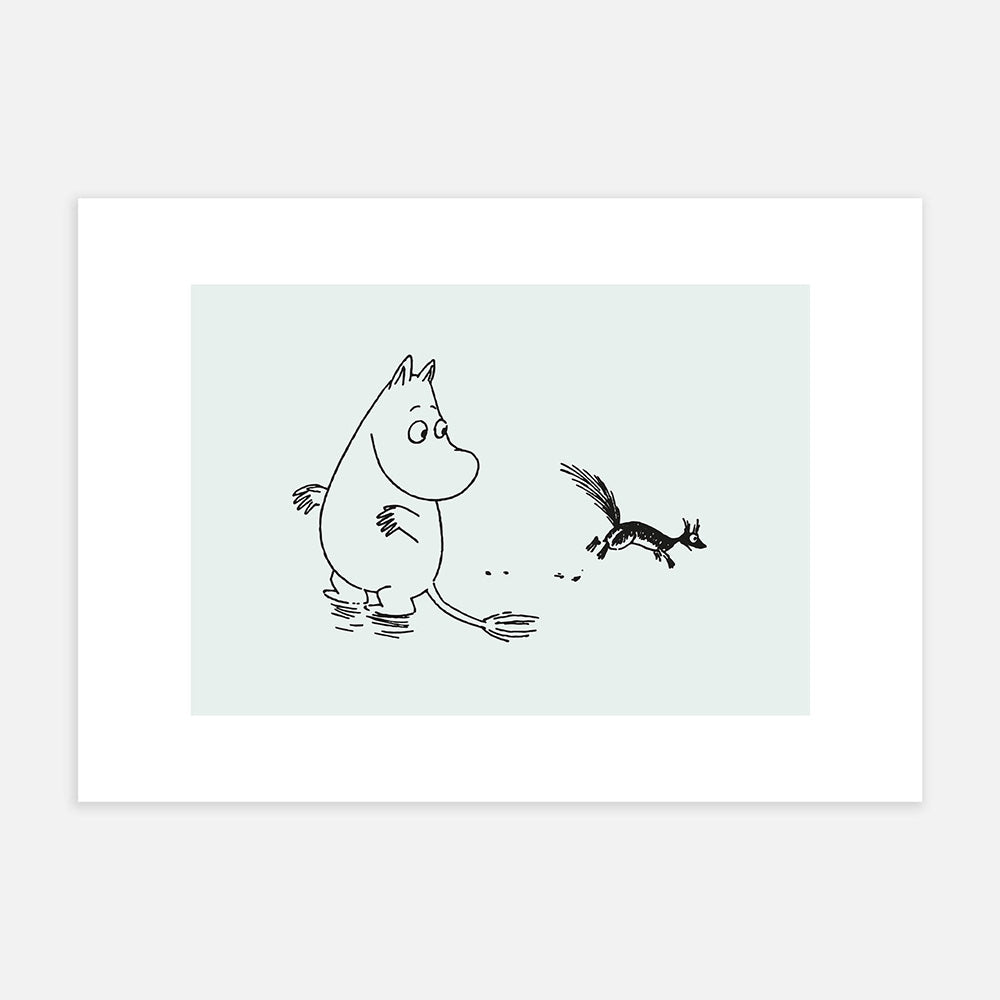 Moomintroll Squirrel Poster - The Official Moomin Shop