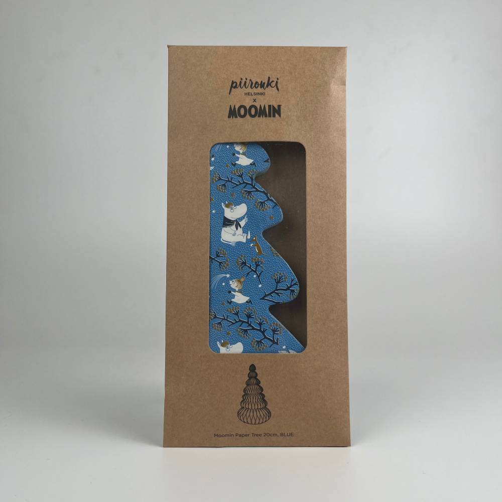 Moomin Paper Tree Blue 20cm - Piironki - The Official Moomin Shop