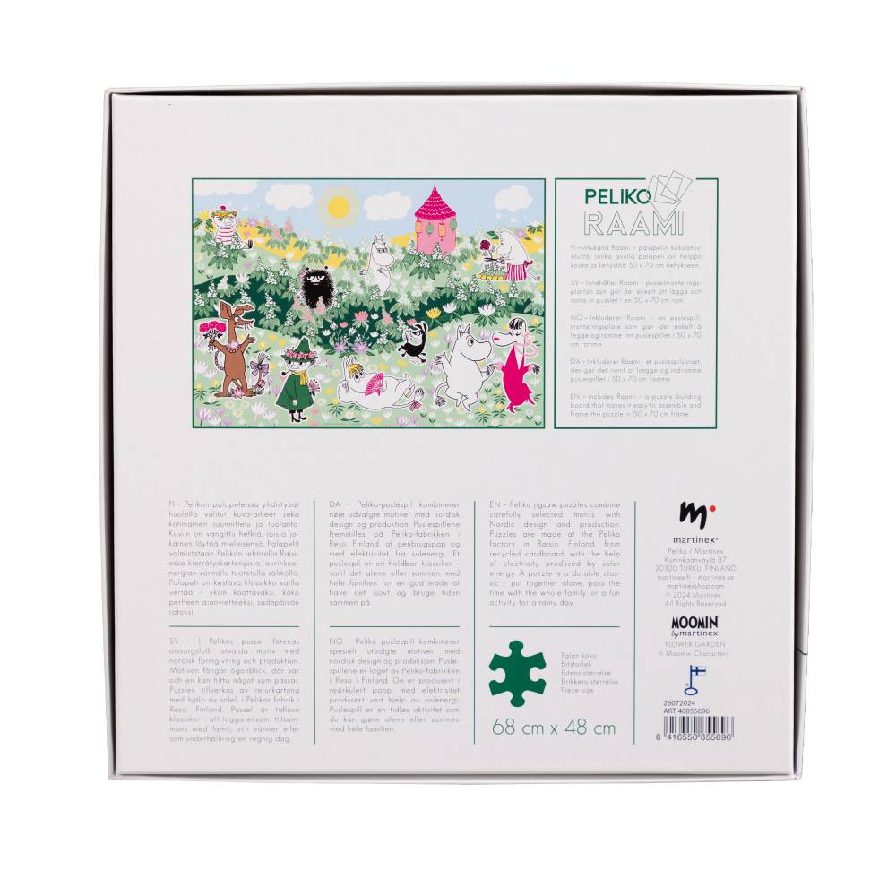 Moomin Flower Garden Puzzle 1000-pcs – Martinex - The Official Moomin Shop