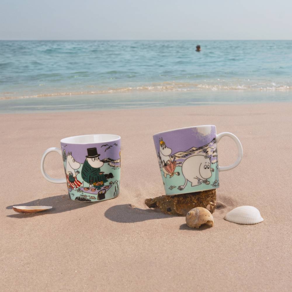 Moomin Beach Day Mug 0,3L - Moomin Arabia - The Official Moomin Shop