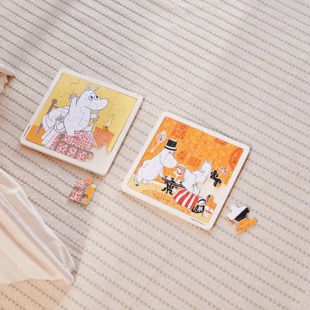 Moomin Teatime Wooden Square Puzzle - Barbo Toys - The Official Moomin Shop