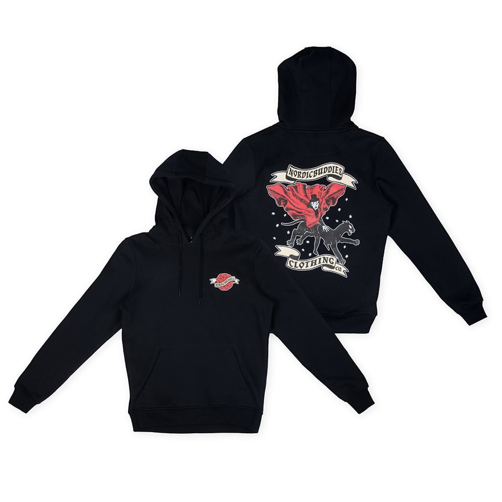 Moomin The Hobgoblin Hoodie Black - Nordicbuddies - The Official Moomin Shop