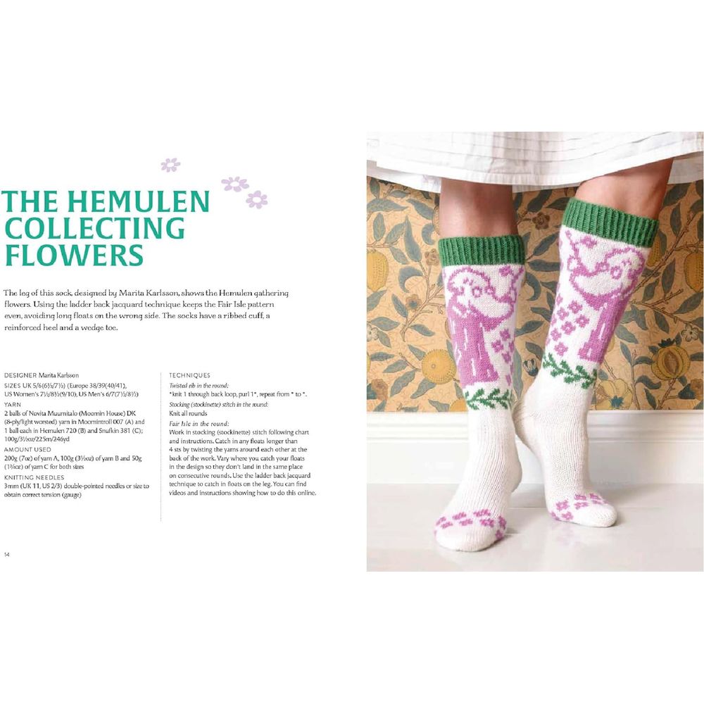 Knitted Moomin Socks By Linda Permanto - The Official Moomin Shop