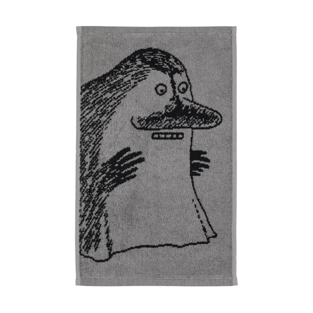 The Groke Hand Towel 30x50cm Grey - The Official Moomin Shop