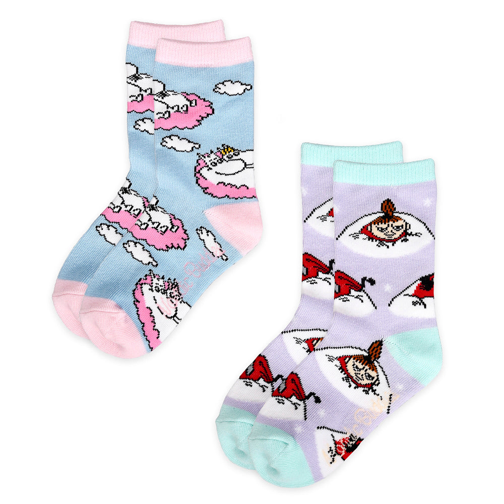 Little My & Snorkmaiden Sock Kids 2-set - Nordicbuddies - The Official Moomin Shop