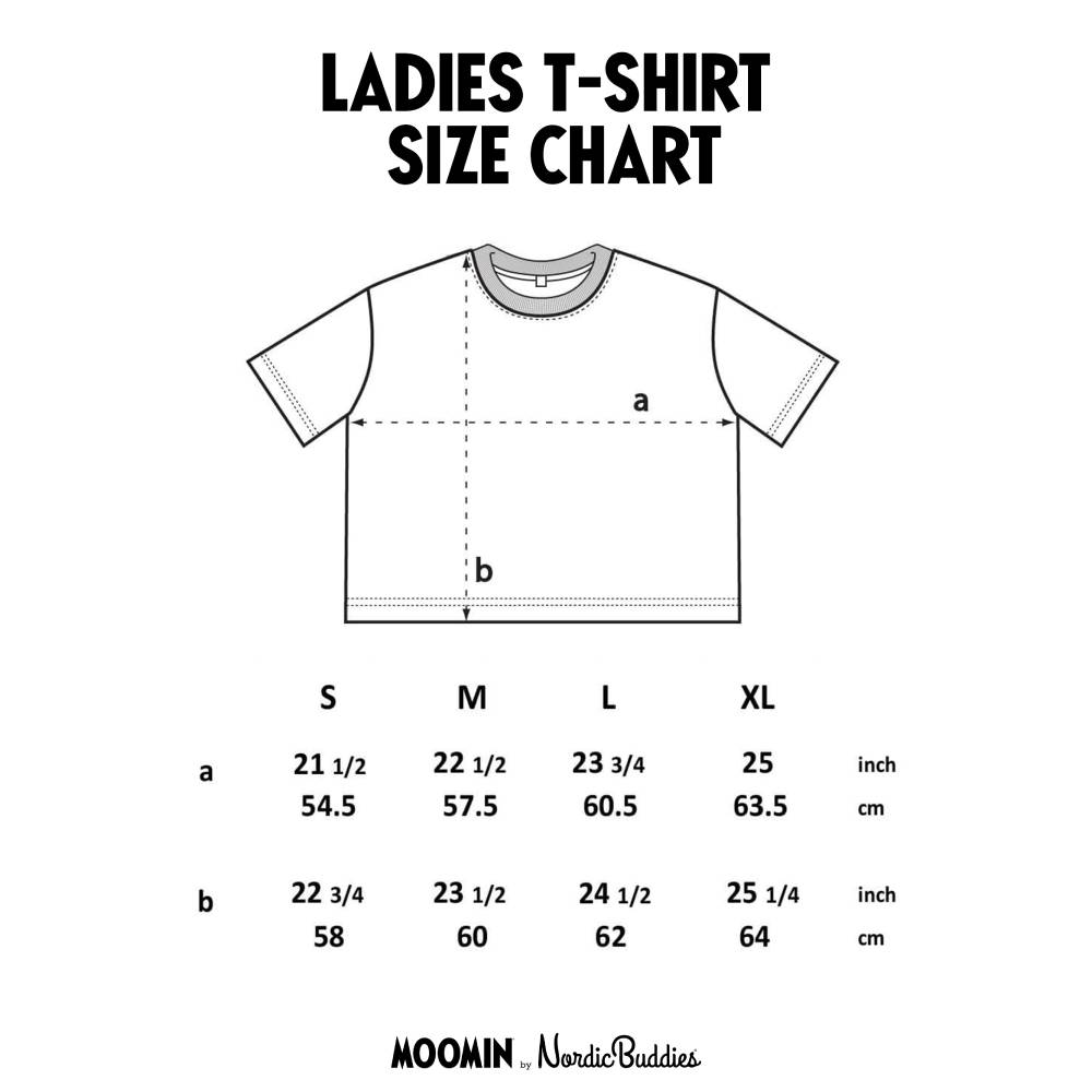 Moomintroll Flower Shirt Ladies White - Nordicbuddies - The Official Moomin Shop