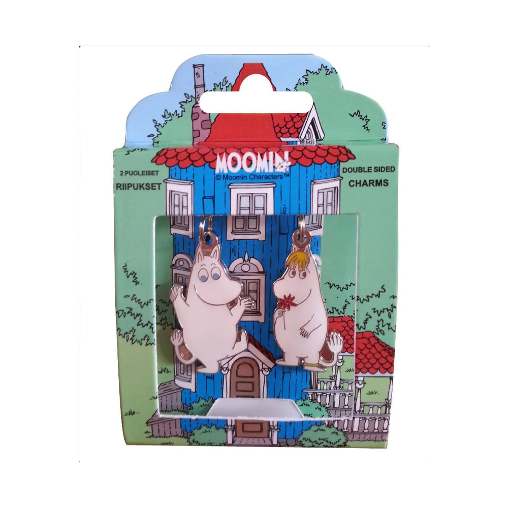 Moomintroll & Snorkmaiden Zip Hangers 2pcs - The Official Moomin Shop