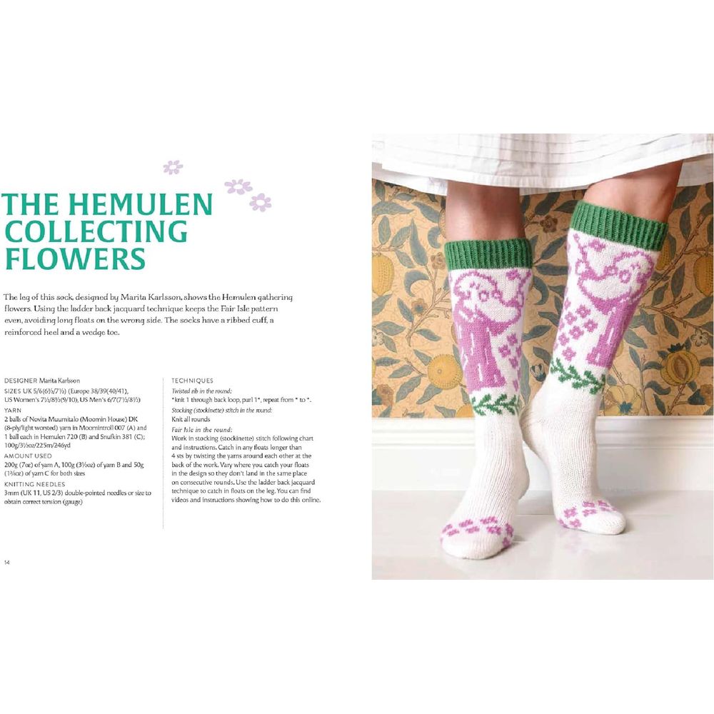 Moomin Knitted Socks By Linda Permanto - Search Press - The Official Moomin Shop