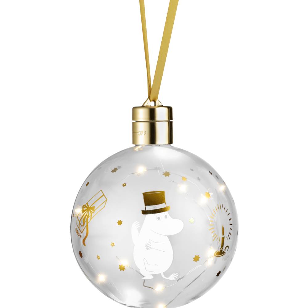 Moomin Sparkling Stars Decoration Ball & LED Lights - The Official Moomin Shop