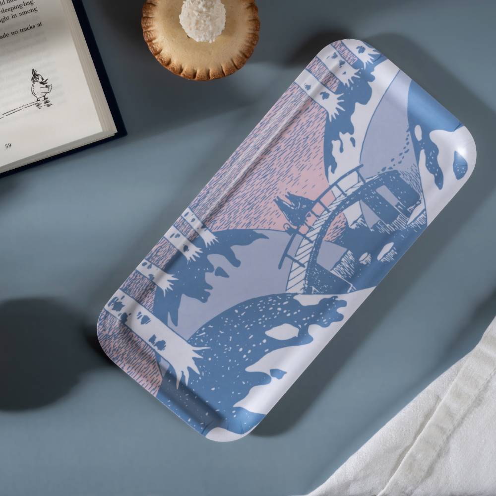 Moomin Dreamy Winter Tray 27x13cm - The Official Moomin Shop