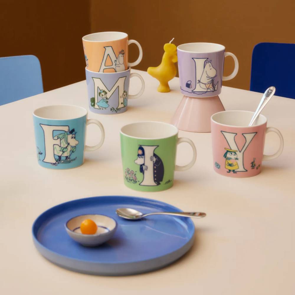 Moomin ABC Mug A 0,4L Arabia - The Official Moomin Shop