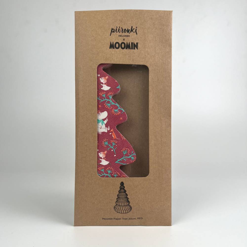 Moomin Paper Tree Red 20cm - Piironki - The Official Moomin Shop