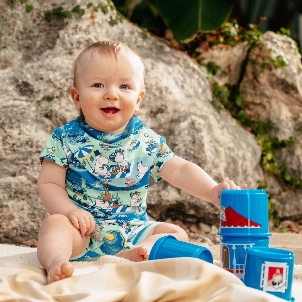 Moomin Beach Day Playsuit Turquoise - Martinex - The Official Moomin Shop