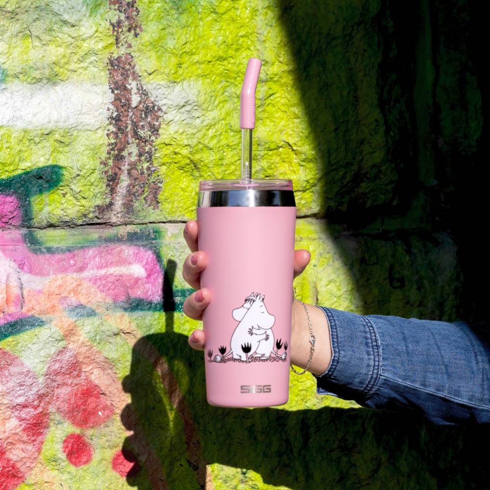 Moomin Helia Thermal Tumbler 0.6L Lingonberry - The Official Moomin Shop